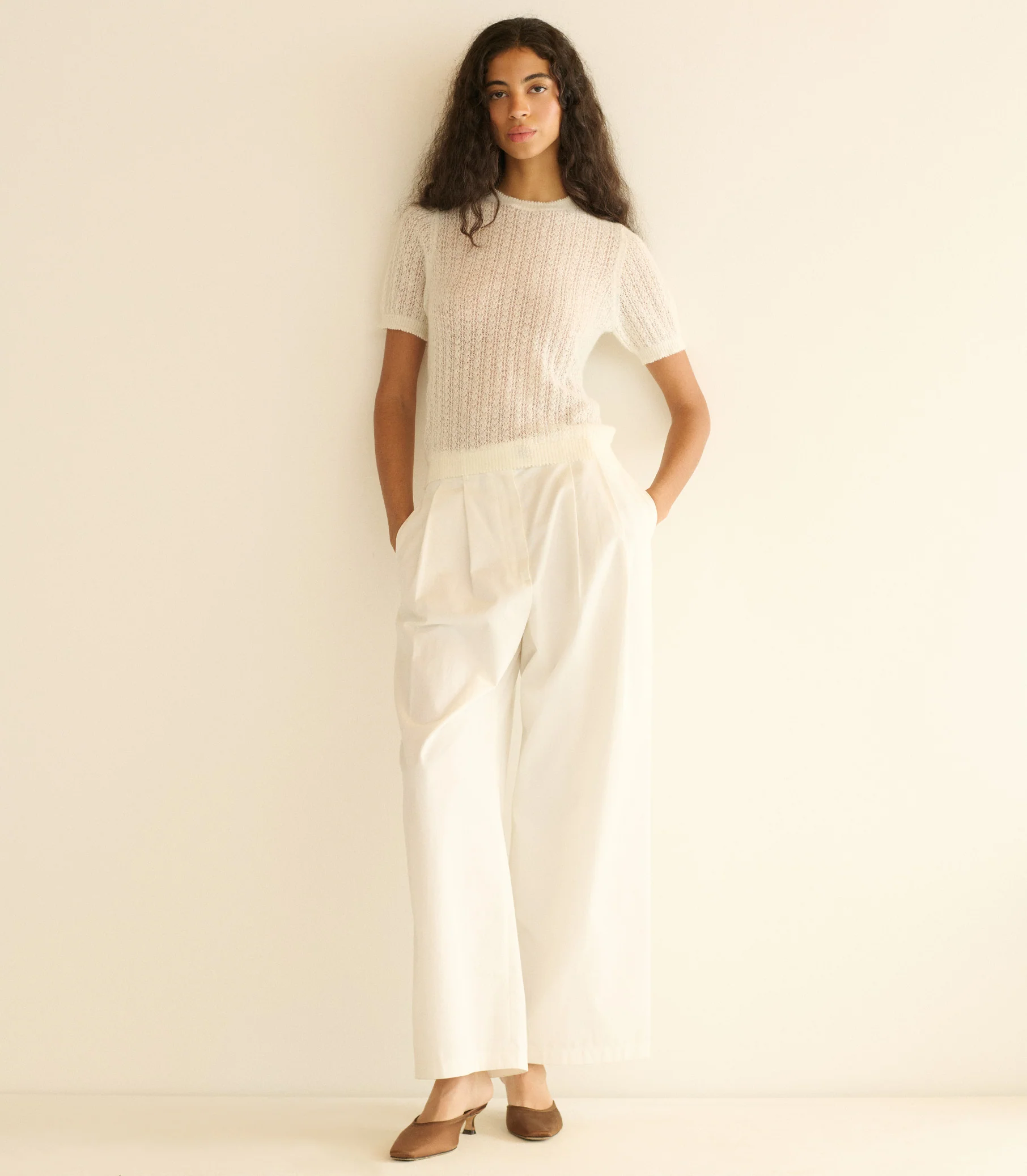 MONICA SWEATER -- IVORY - Image 3