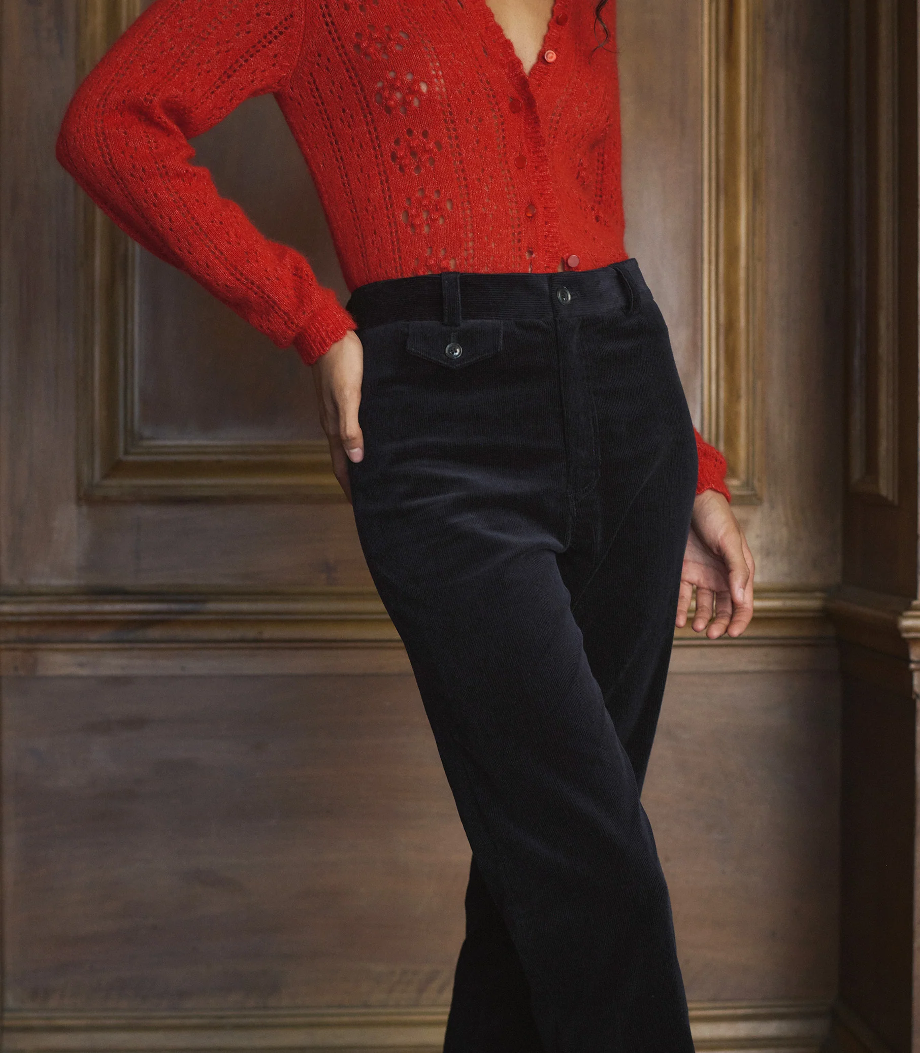 NADINE PANT -- BLACK - Image 2