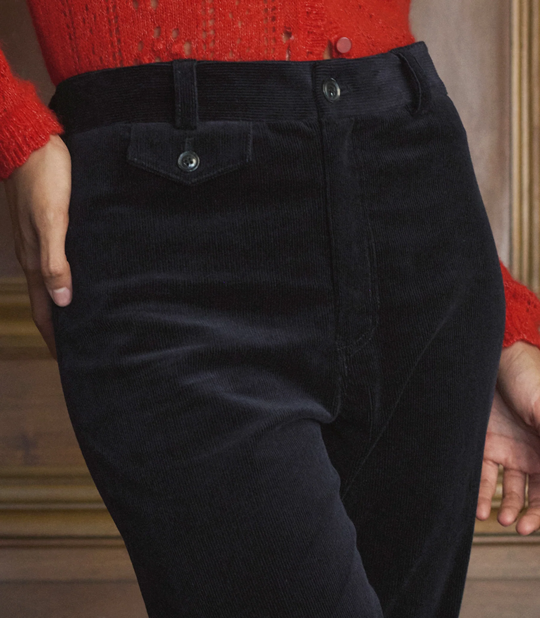 NADINE PANT -- BLACK - Image 4