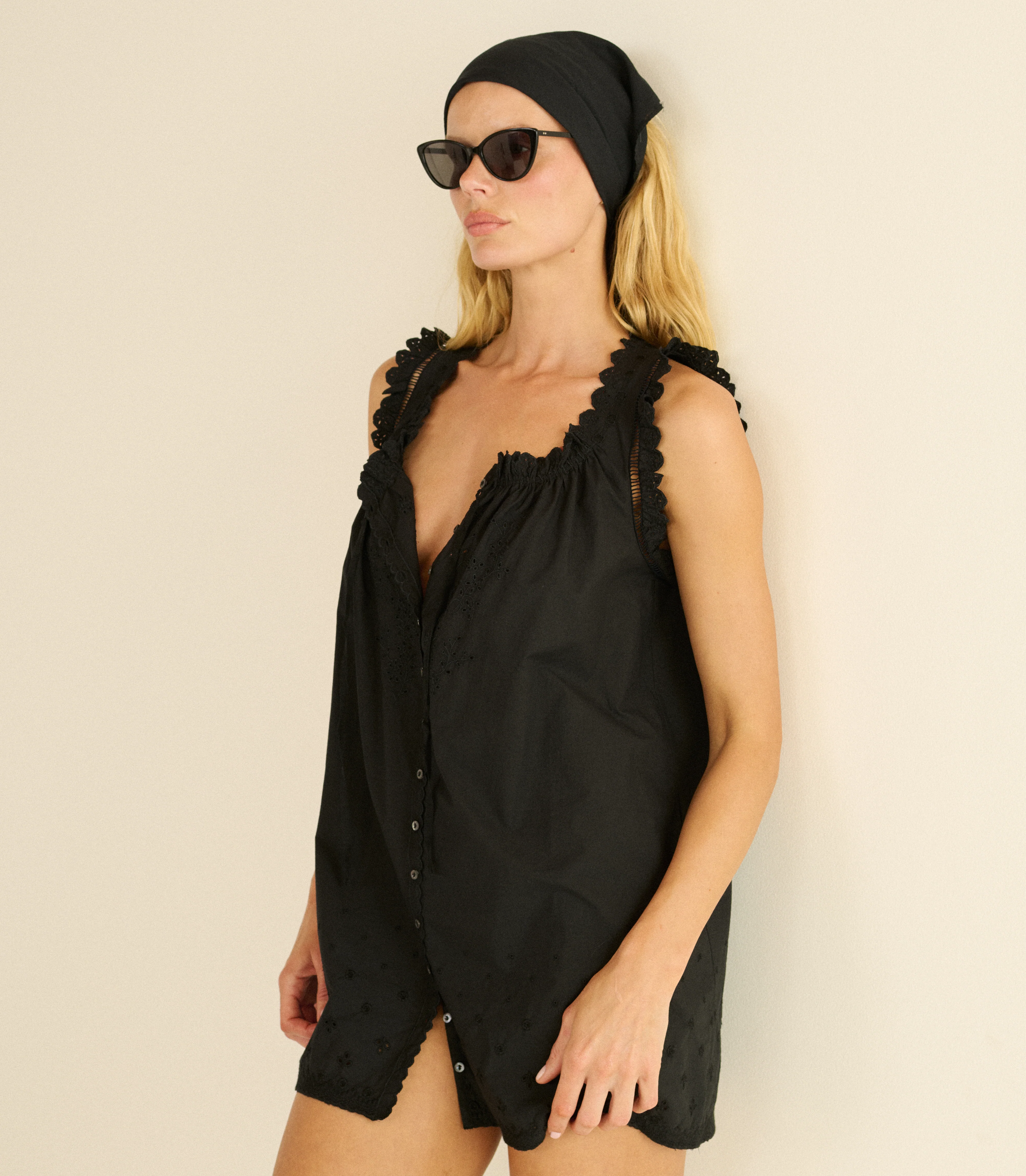 NESSIE DRESS -- BLACK - Image 3