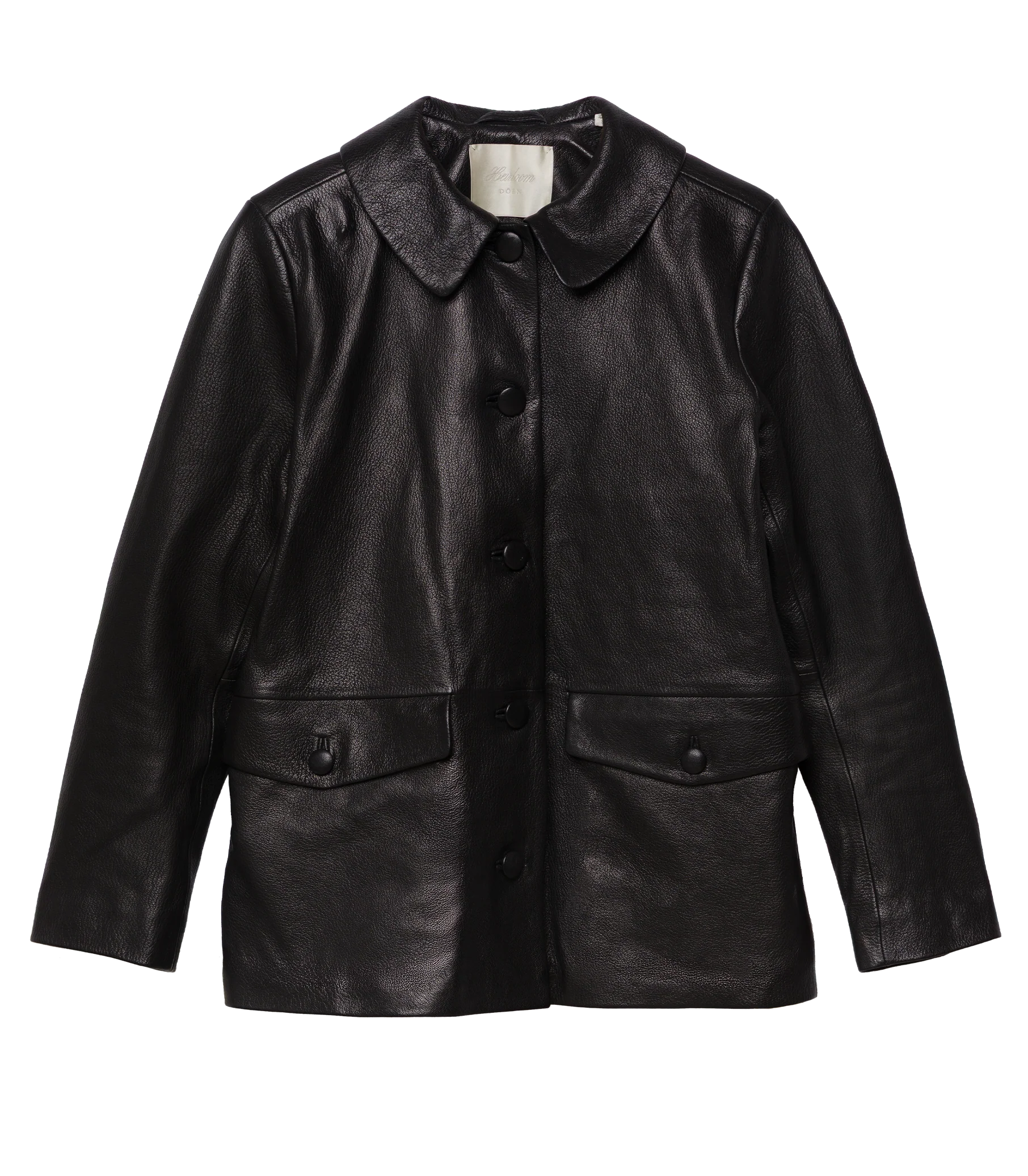 NICO LEATHER JACKET -- BLACK - Image 8