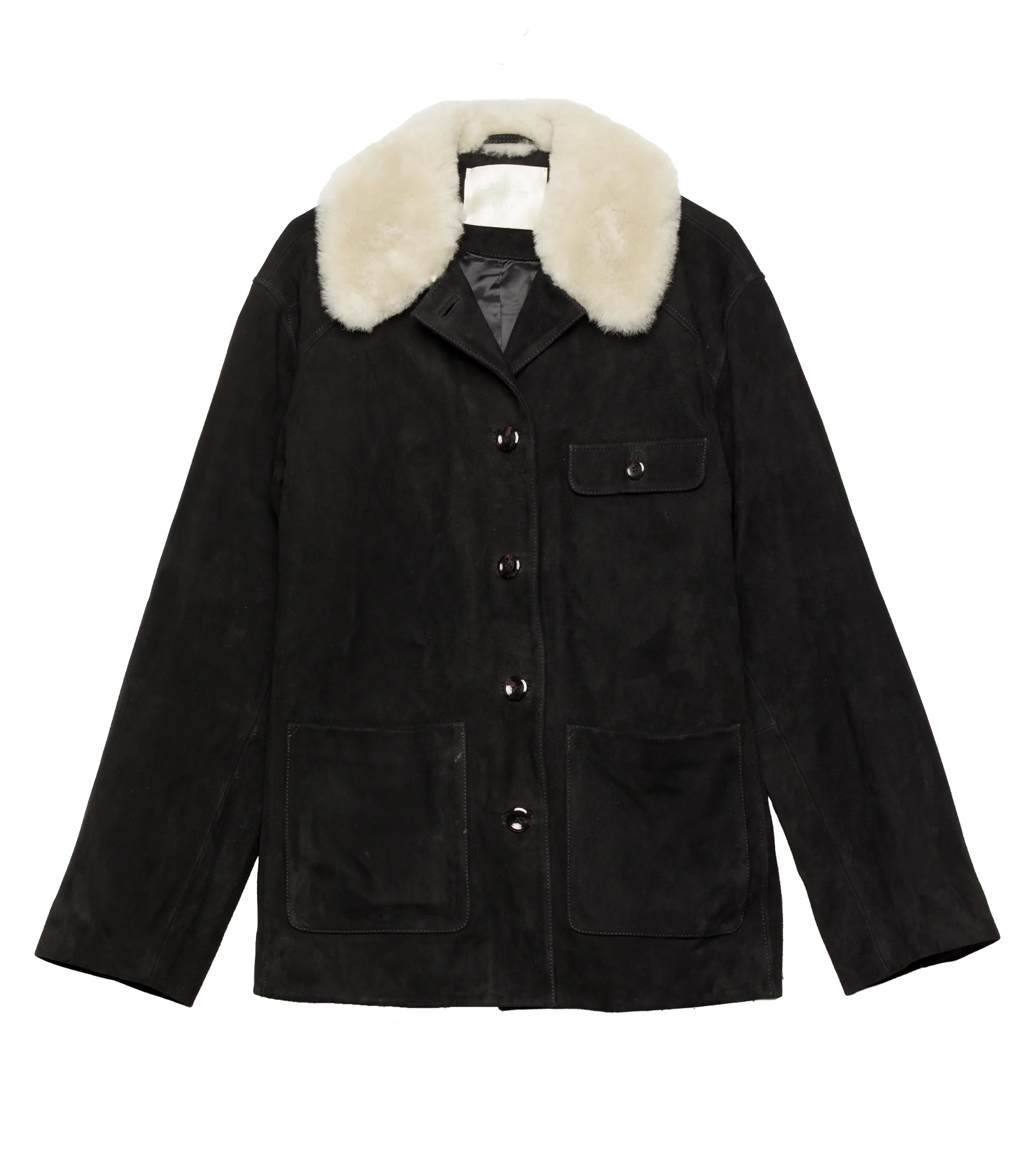 NOLAN SUEDE JACKET -- BLACK - Image 5