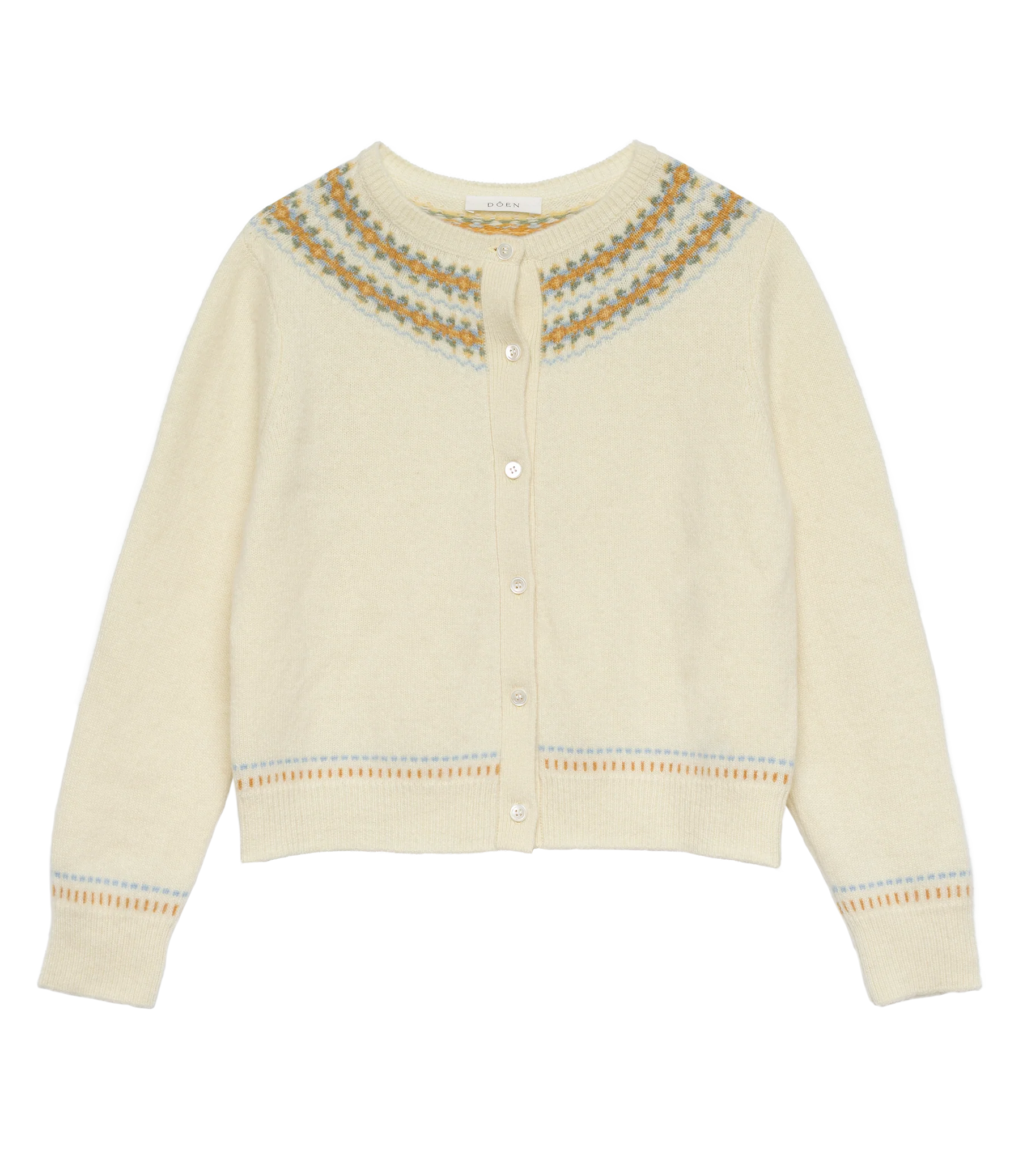 OLYMPE CARDIGAN -- GATEAU ANNECY FAIR ISLE - Image 5