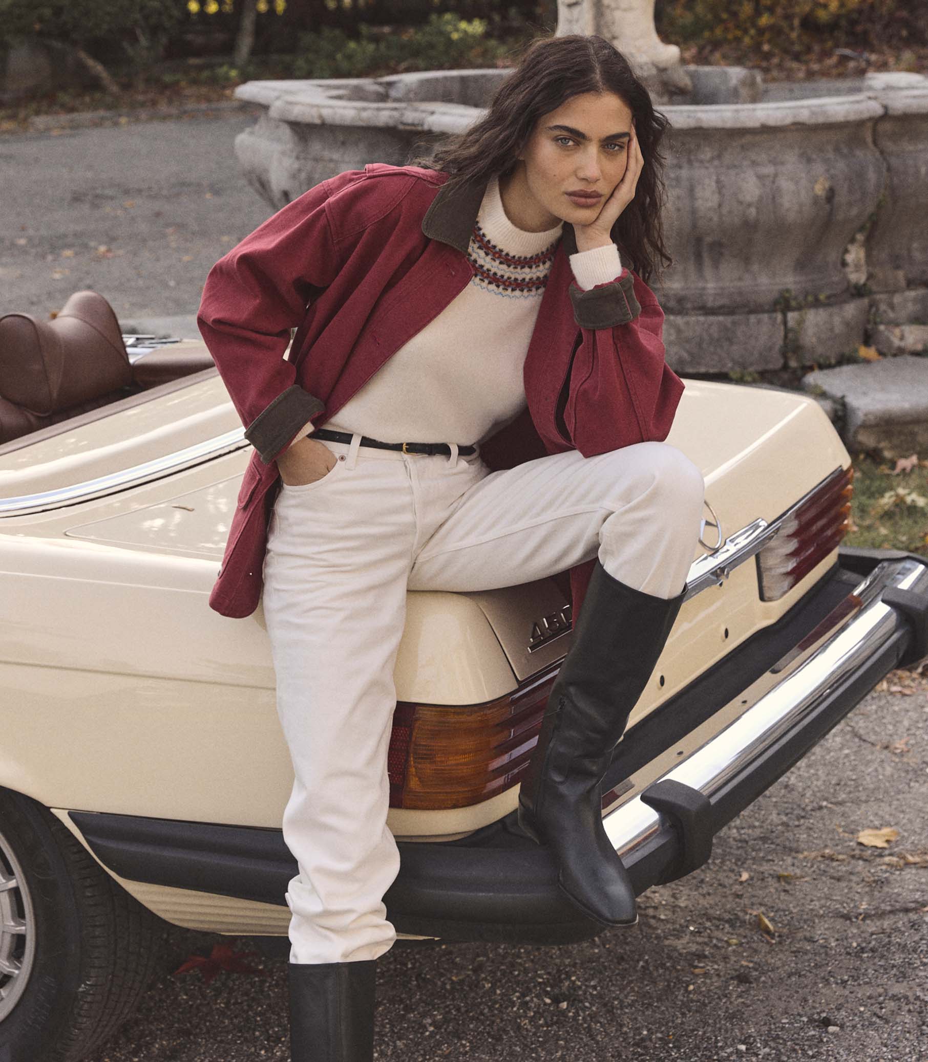 PASCUAL JACKET -- WASHED CRIMSON - Image 2