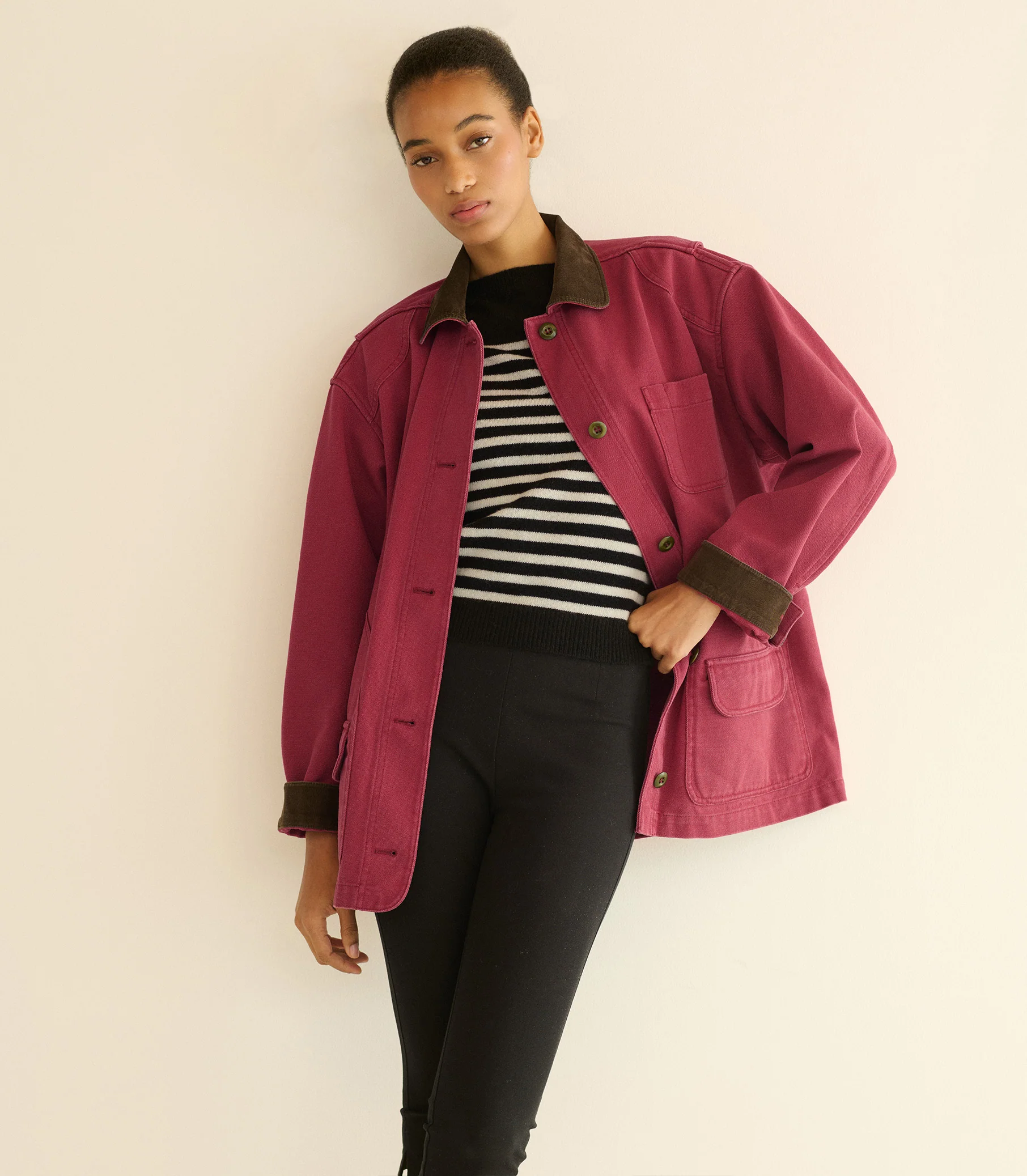 PASCUAL JACKET -- WASHED CRIMSON - Image 6