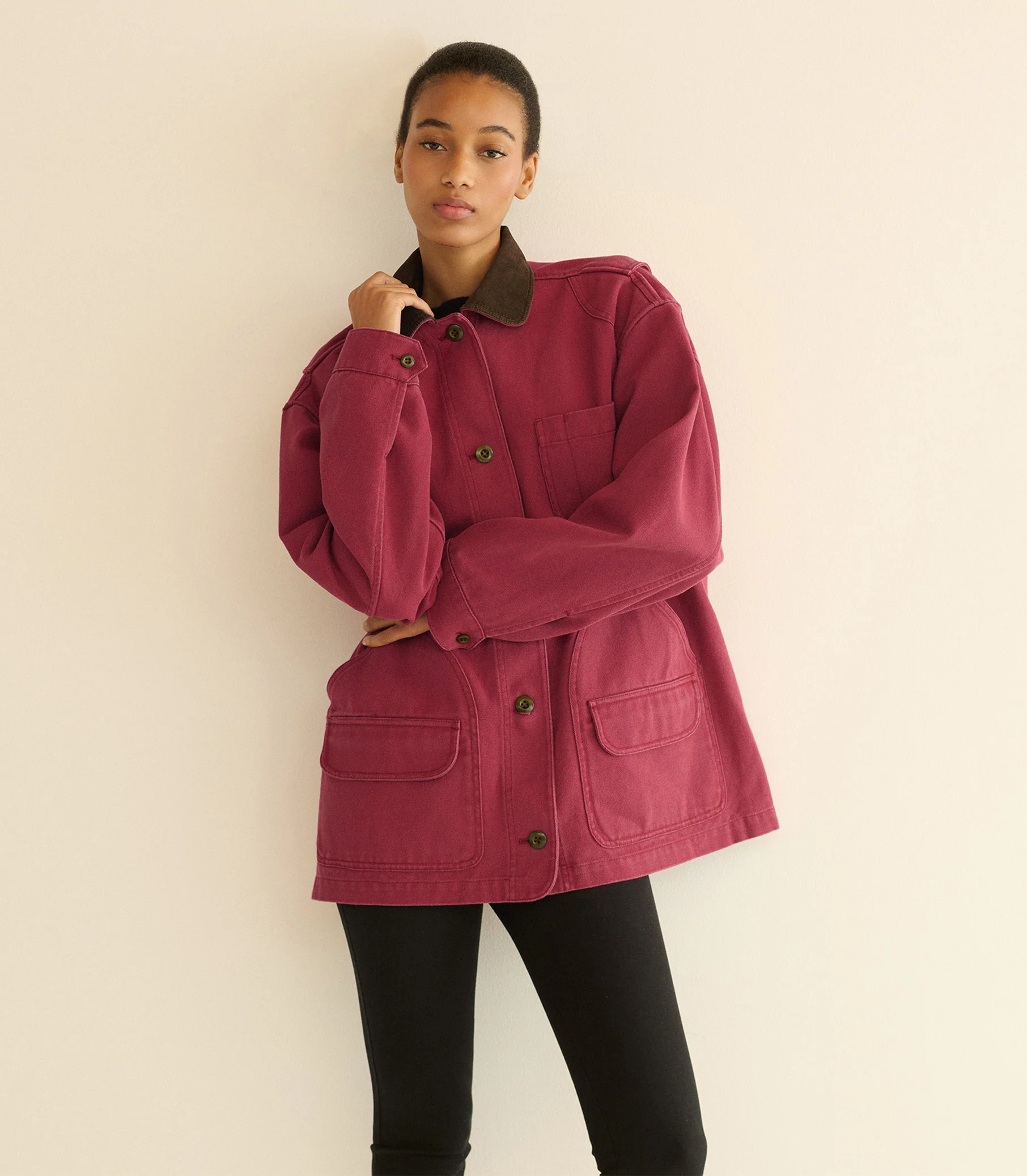 PASCUAL JACKET -- WASHED CRIMSON - Image 7
