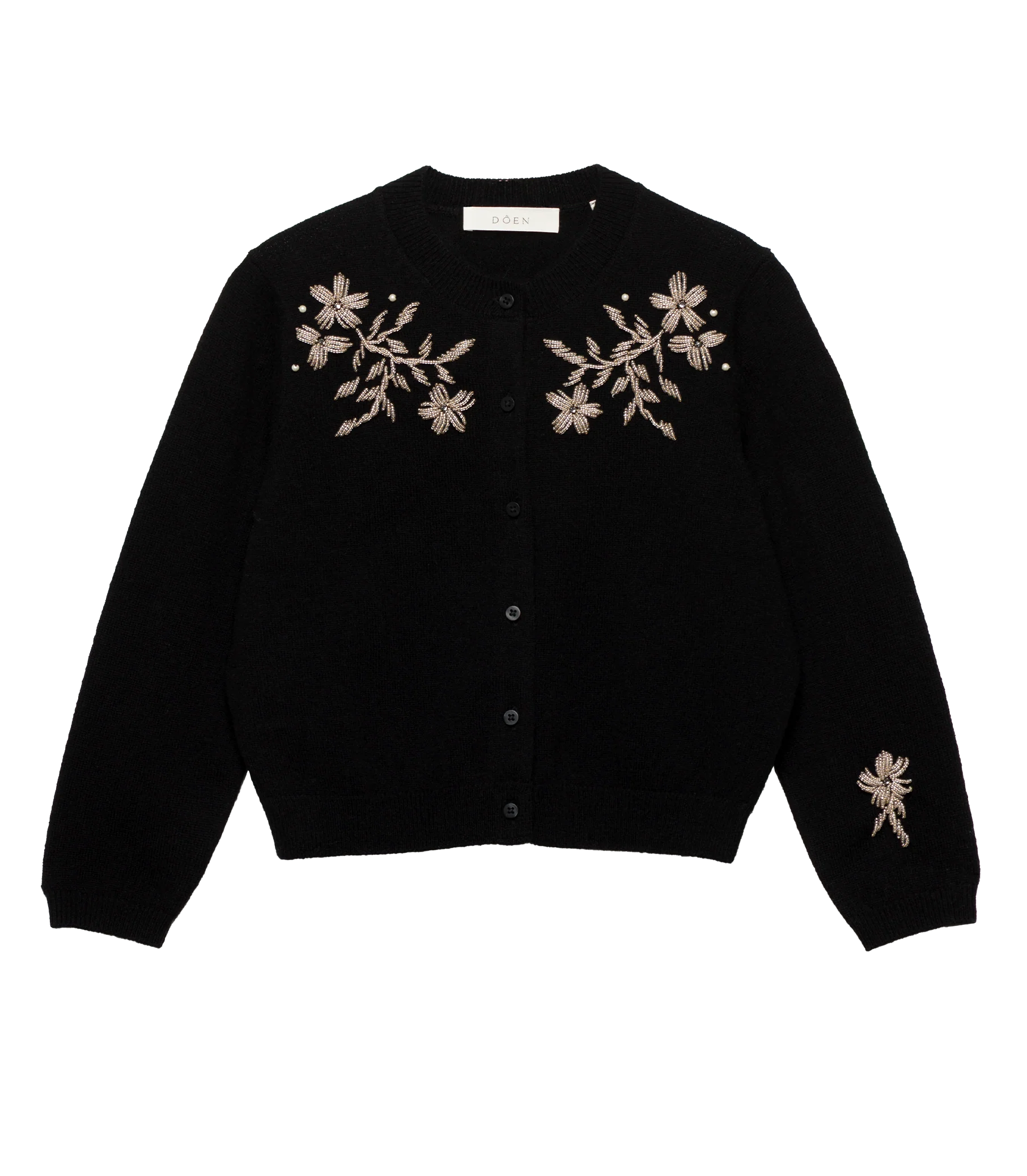 PETIT TRESOR CARDIGAN -- BLACK - Image 7