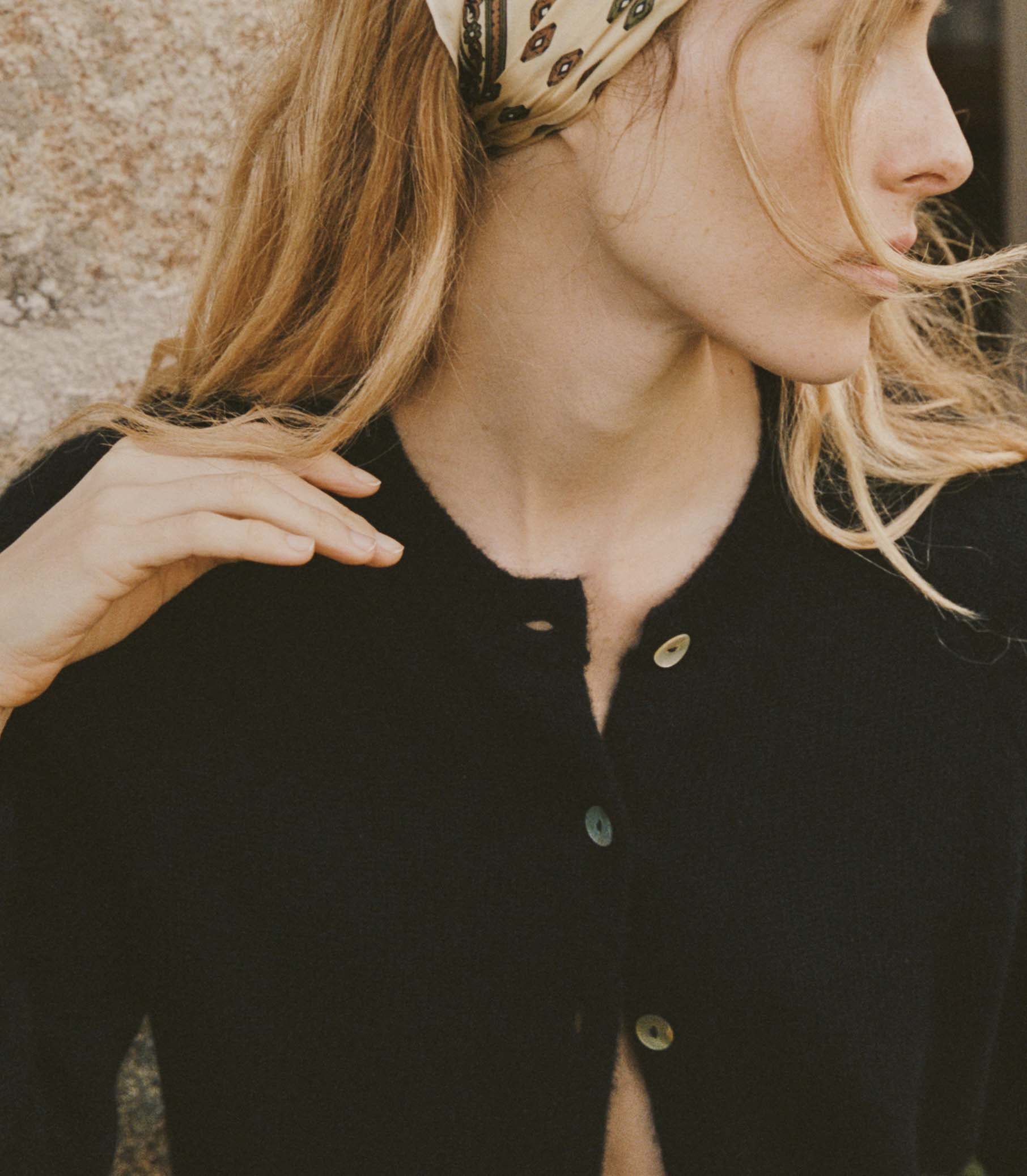 PETRA CARDIGAN -- BLACK - Image 2