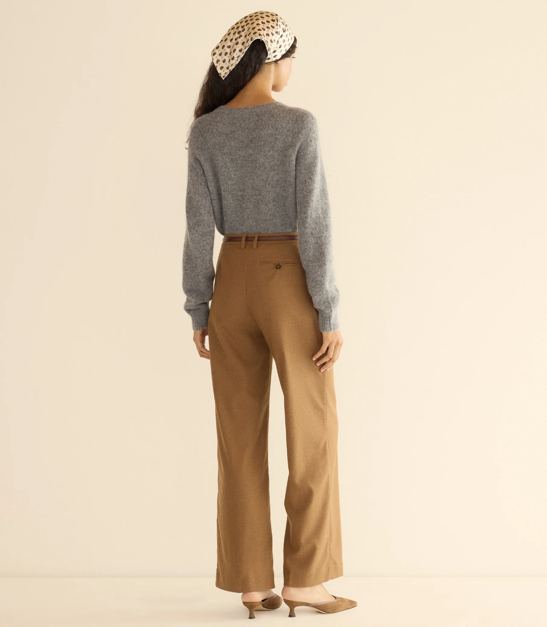PETRA CARDIGAN -- DARK HEATHER GREY - Image 5