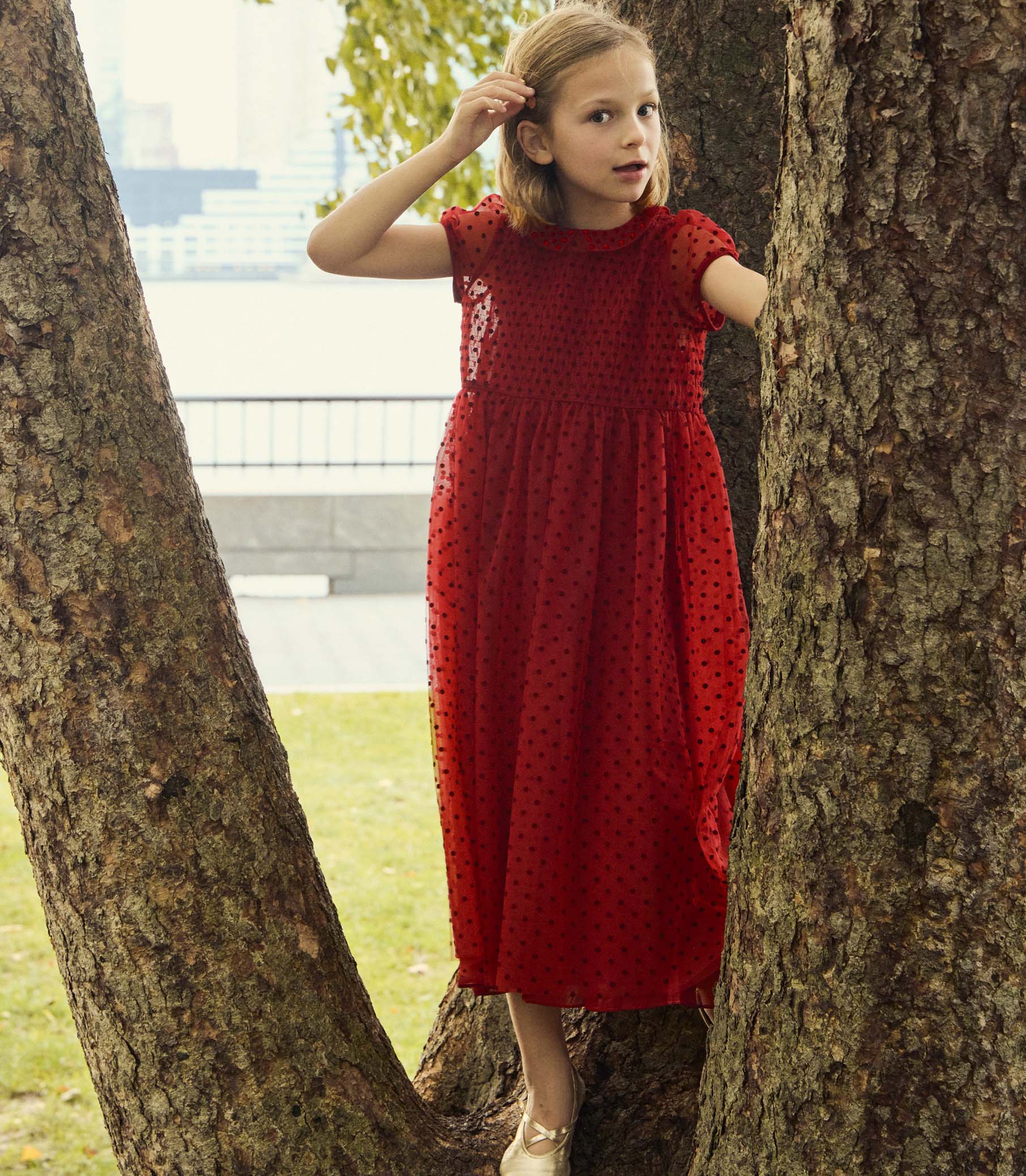 PHANIE DRESS -- ROSSO - Image 5