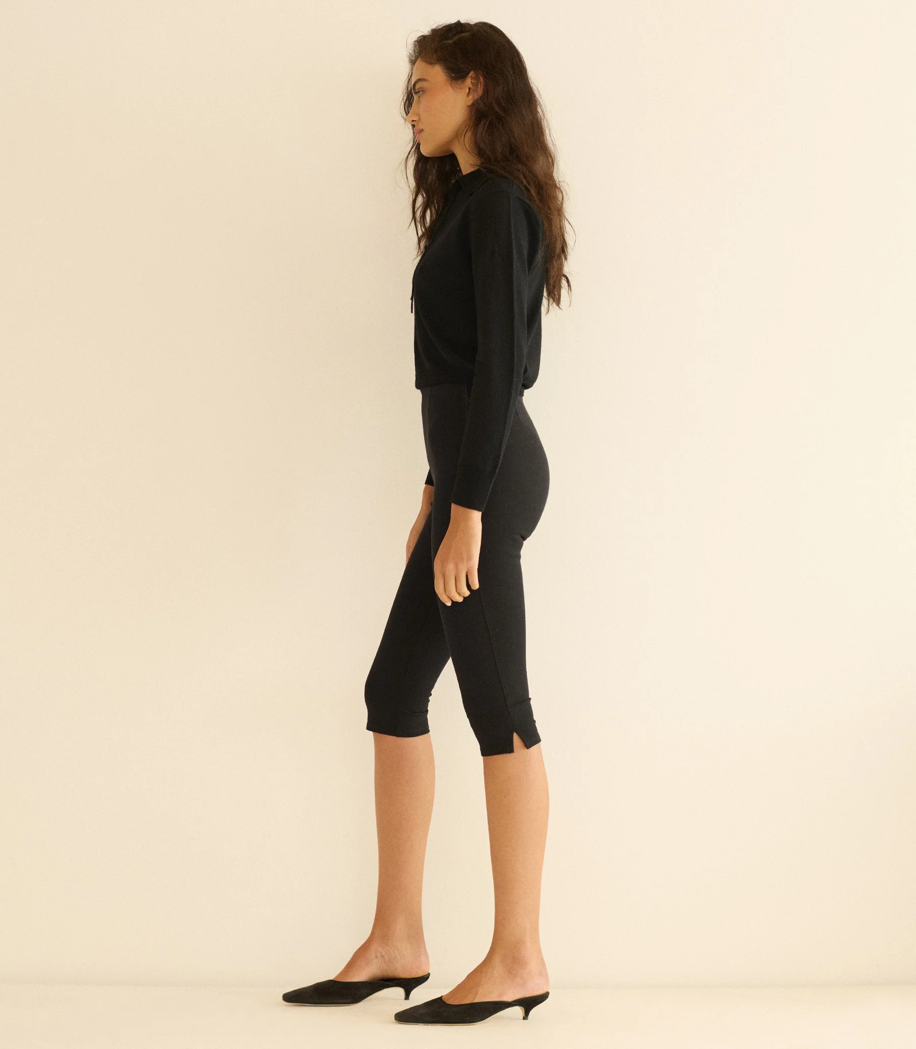 REED SWEATER -- BLACK - Image 7