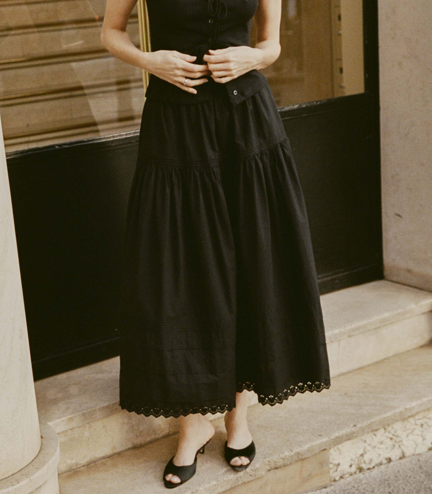 SEBASTIANE SKIRT -- BLACK - Image 2