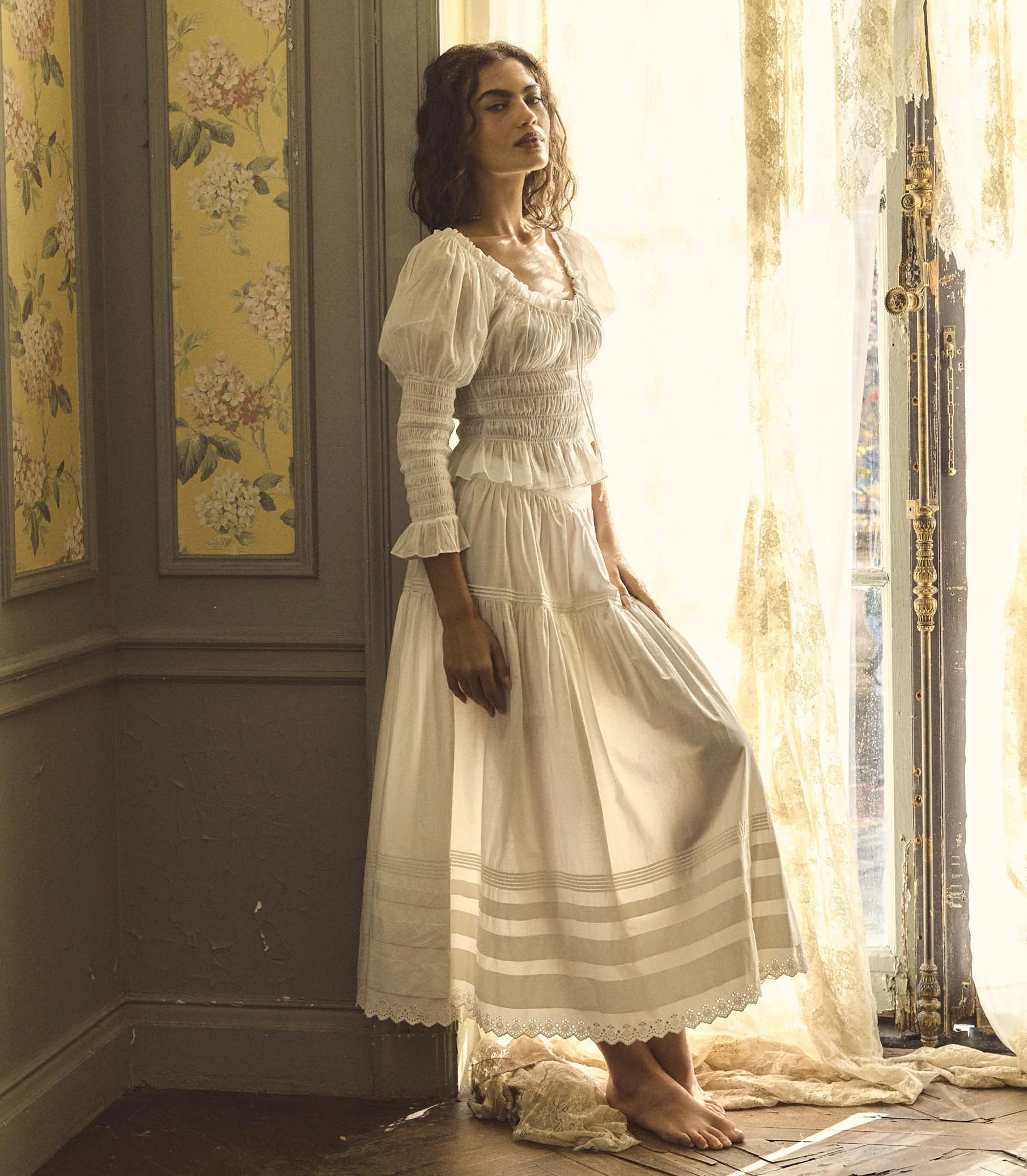 SEBASTIANE SKIRT -- POWDER - Image 2