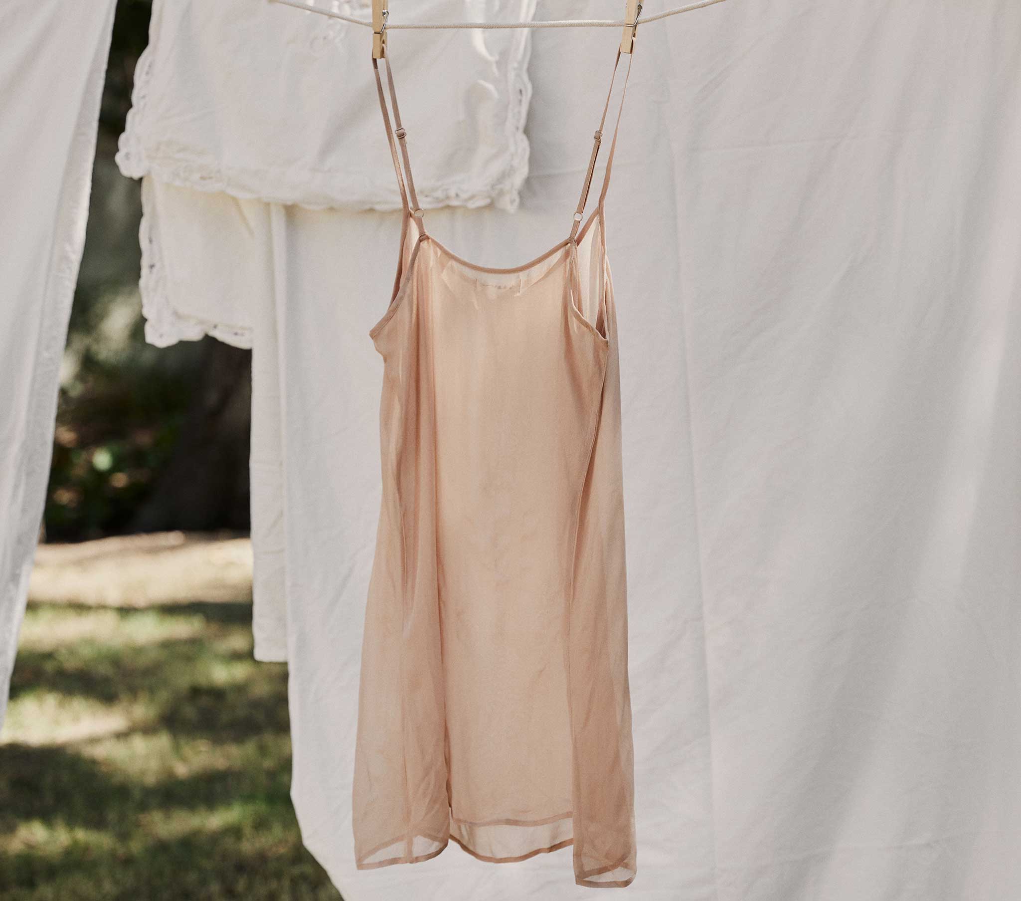SHORT SCOOP NECK SLIP -- CONCH - Image 4