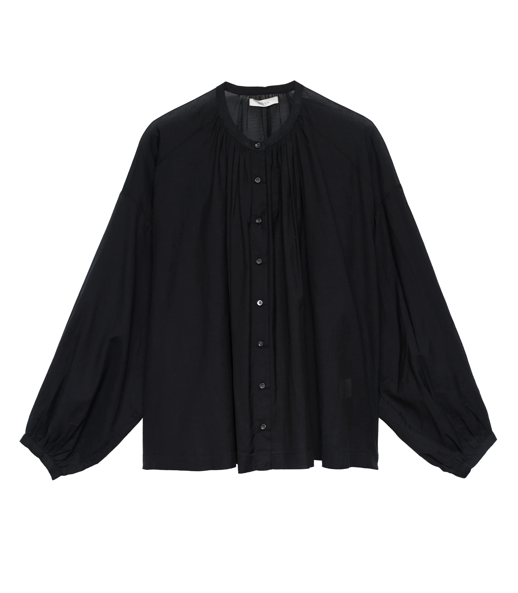 THE JANE BLOUSE -- BLACK - Image 8