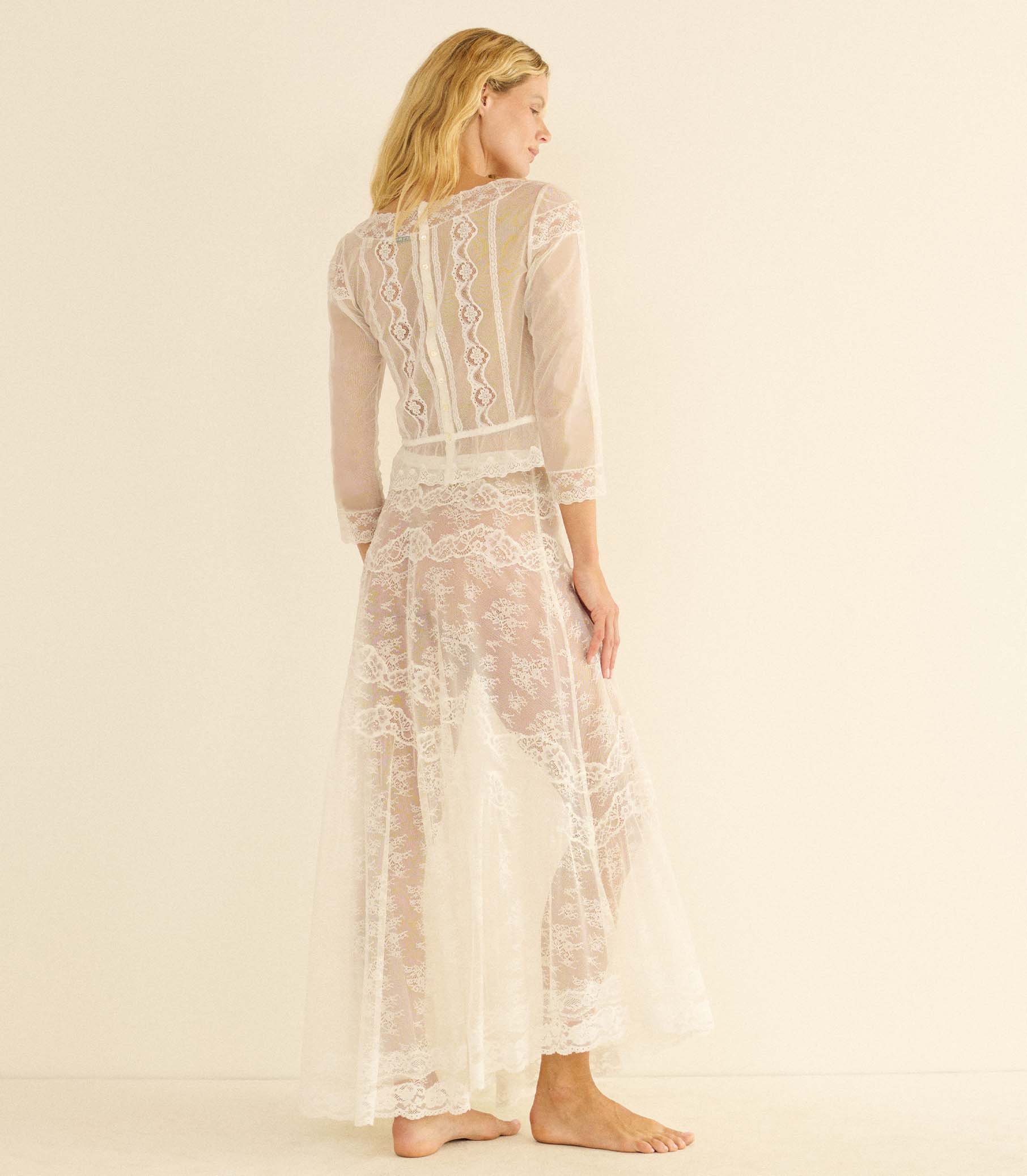 VICTORIANA SKIRT -- SALT - Image 7