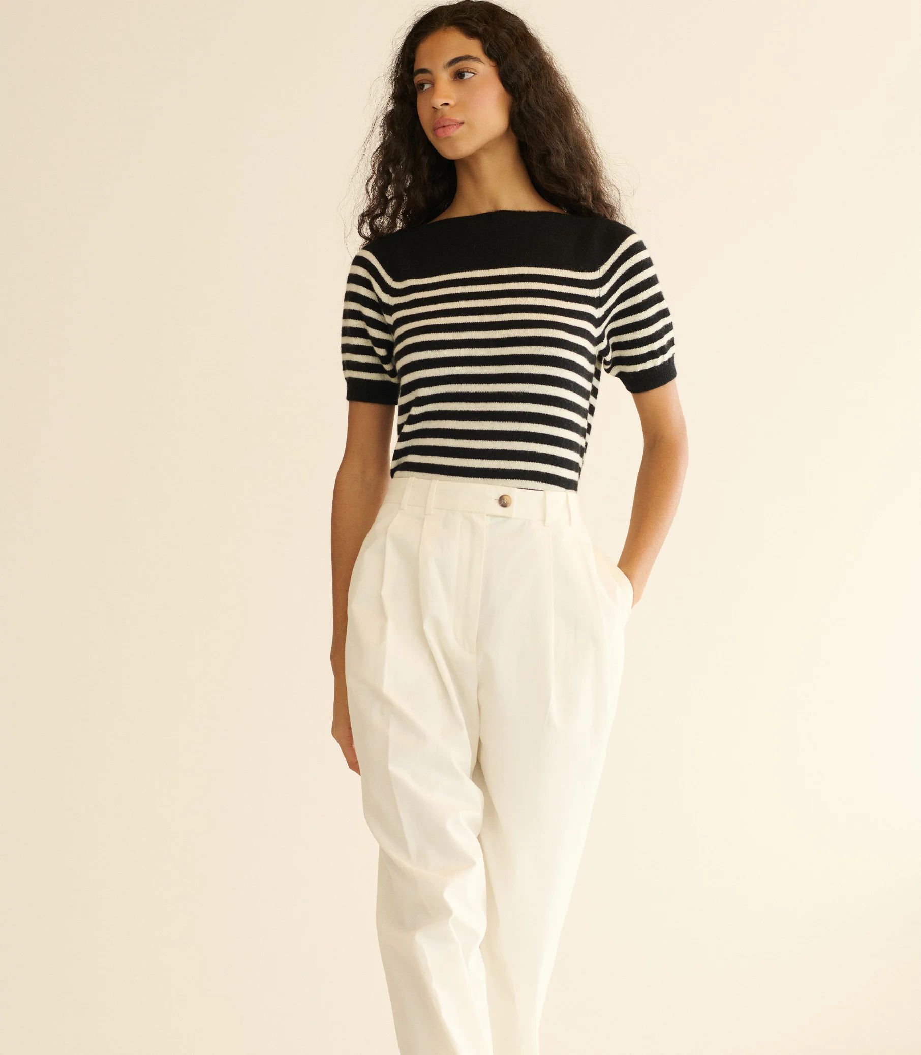 VIDETTE SWEATER -- MARCEAU STRIPE - Image 2