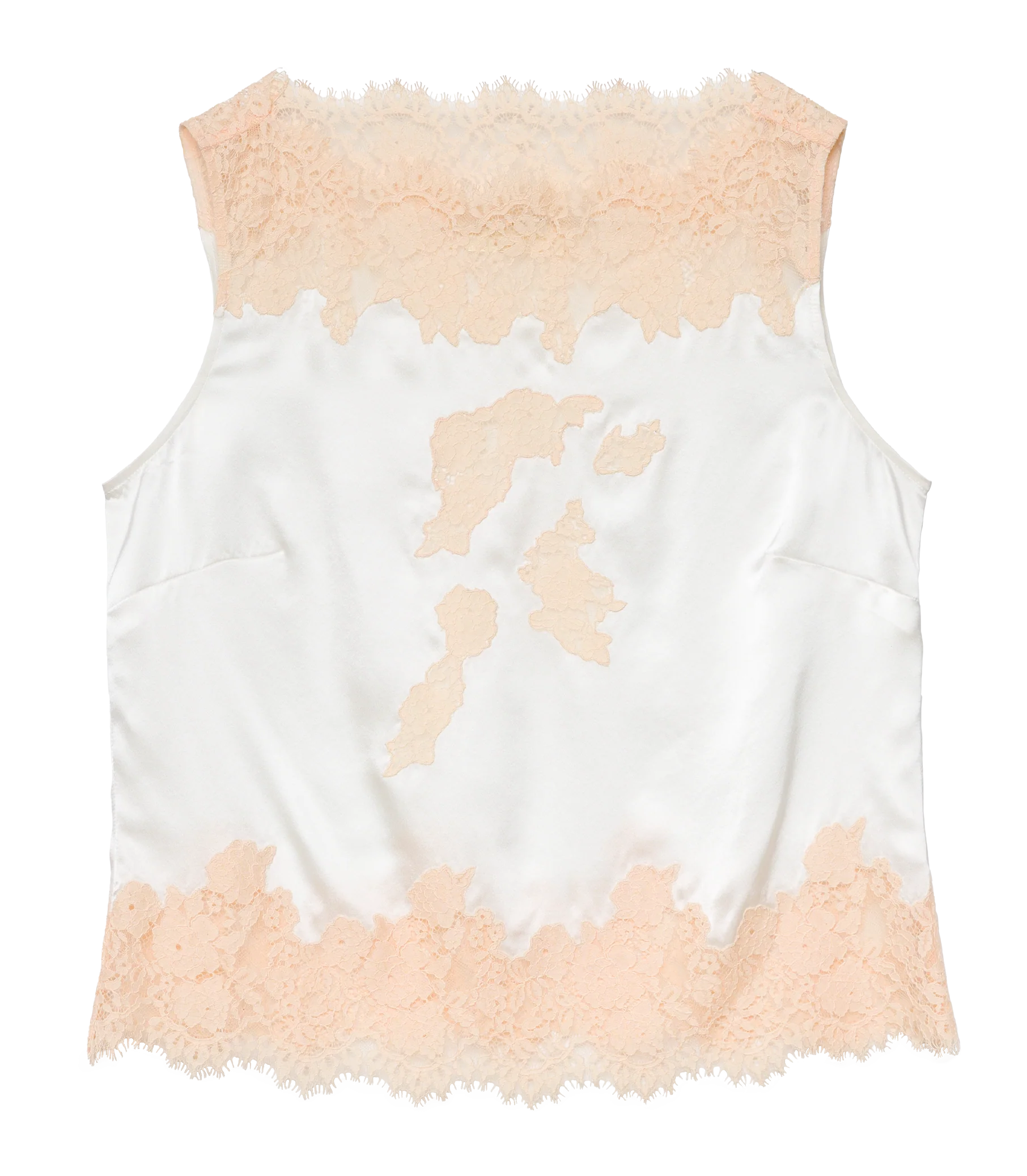 VIVIANE TOP -- SALT AND PEACH LACE - Image 8